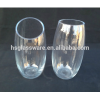 custom glass vase/hot sell vase glass/wedding decoration vase glassware