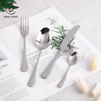 Newest stainless steel knives spoon and fork set, stylish stainless steel cutlery set, stainless steel cutlery flatware set