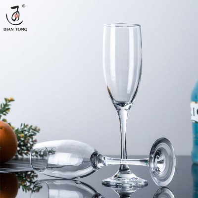 Wholesale cheap custom logo flute champagne glass wedding champagne flutes glasses champagne glasses for wedding