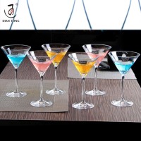 DIVO custom logo lead free crystal martini glasses martini cocktail glass cocktail glasses