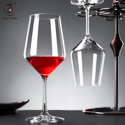 High quality clear elegant restaurant wine glasses wine goblet glass crystal red wine glass