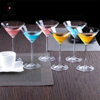 Factory price wholesale custom logo lead free crystal cocktail glass martini cocktail glasses