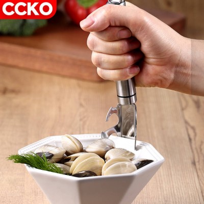 CCKO creative multifunctional kitchen gadgets tools 304 stainless steel anti scald clip for bowl plate and dish